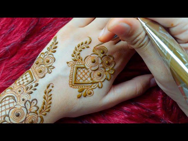 Leafy Henna Design || Meher's Henna