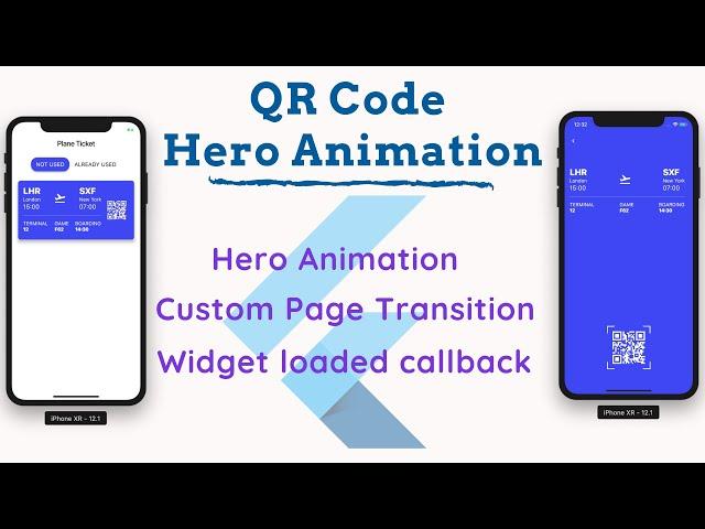 Hero Animation QR Code | TRANSITIONS | FLUTTER UI