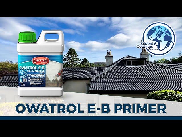 Painting a roof with OWATROL E-B Primer