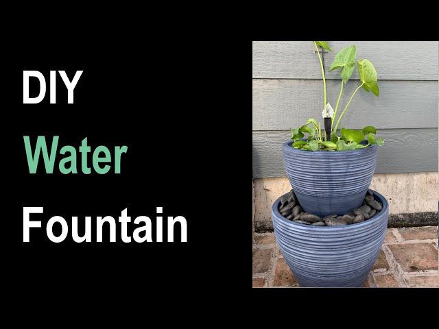 DIY Water Fountain