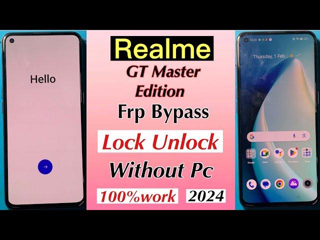 Realme GT Master Edition Frp Bypass Without Pc | Realme Google Account Forget Password Lock Unlock