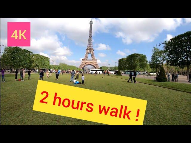 ⁴ᴷ Paris morning walk  streets, Architecture and baguette 4K