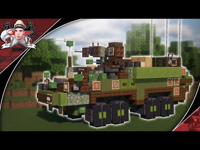 Minecraft: Modern M1127 RV "Stryker" | Armored Personnel Carrier Tutorial