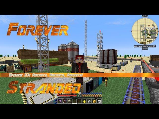 Forever Stranded #33 - Advanced Rocketry 1.2 Rocket Tutorial