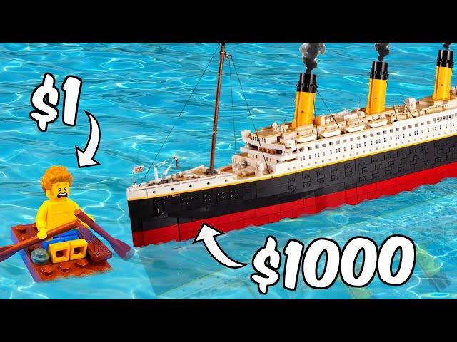 CHEAP vs EXPENSIVE LEGO Boats