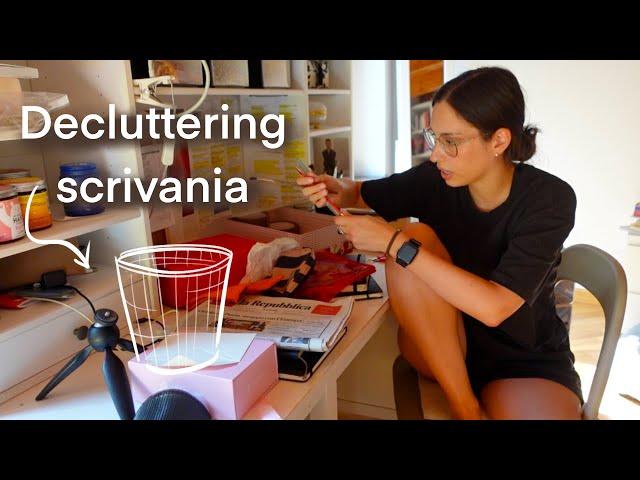 DECLUTTERING SCRIVANIA e liste di libri da leggere | Weekly vlog 