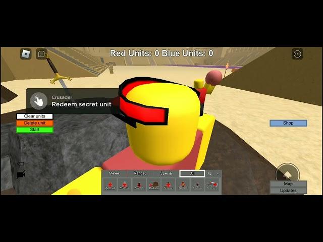 how to find secret unit in totally roblox battle simulator