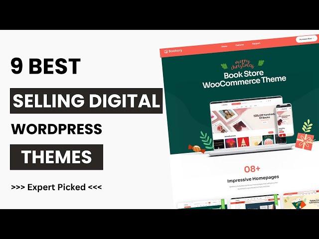 9 Best WordPress Themes for Selling Digital Products 2024 | WooCommerce Digital Product Theme