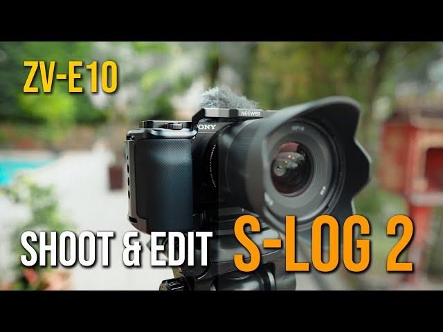 Shoot and Edit S-log 2 with Sony ZV-E10 | Premiere Pro