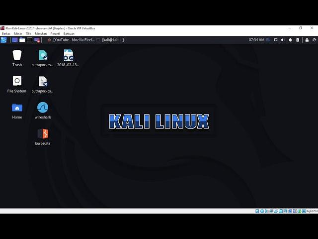 TRIAL AND ERROR ADAPTER BRIDGE KALI LINUX DI VIRTUALBOX