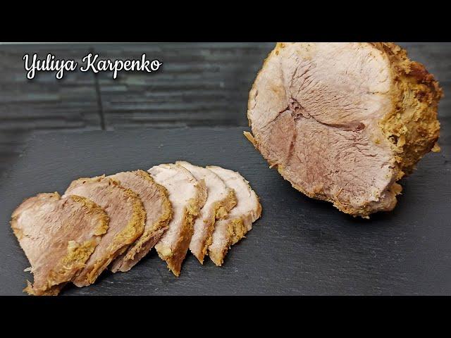 gorgeous meat ► very juicy and tender ► pork baked in the oven