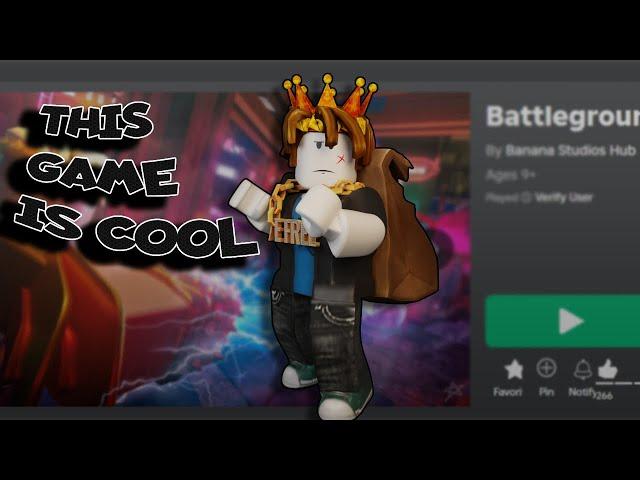 THIS GAME IS A BATTLEGROUNDS GAME?? (ROBLOX)