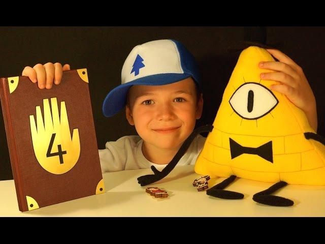 Gravity Falls Journal 4 and Toys Unboxing and Review