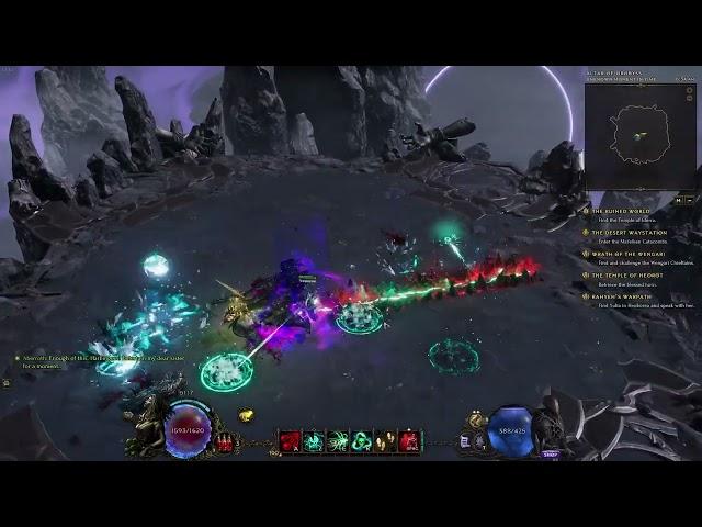 Last Epoch 1.1 Torment Warlock vs Aberroth