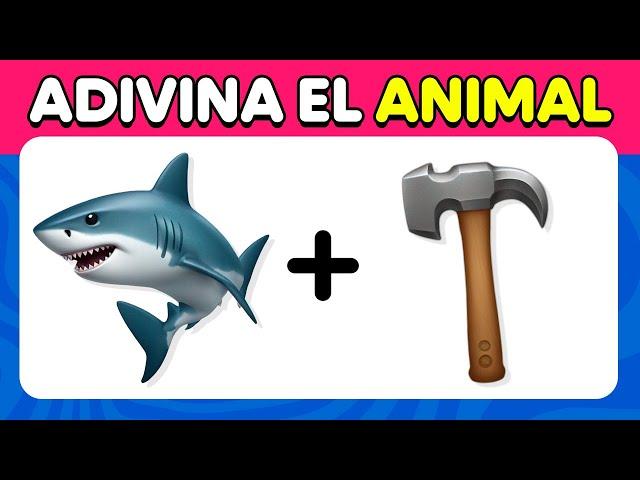 Adivina 40 Animales Por los Emojis 🪼 Adivina el Emoji Raro 