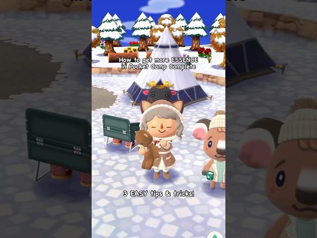 How to get MORE ESSENCE in Pocket Camp Complete ️