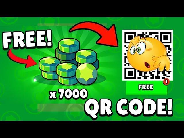 QR CODE!  FREE GEMS  BRAWL STARS NEW SPONGEBOB UPDATE  FREE REWARDS QR CODE