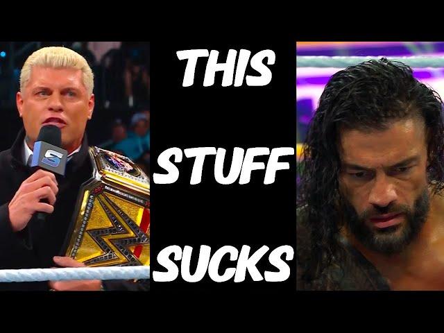 SMACKDOWN WAS ABSOLUTE GARBAGE!! WHAT?! (RANT)