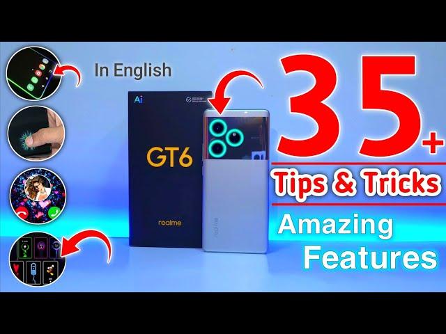 Realme GT 6 5G Tips And Tricks In English | Realme GT 6 Tips And Tricks | Top 35+