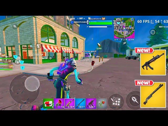 Samsung S23 Ultra 60 FPS Fortnite Mobile Gameplay *64 Elimination Wins NEW Fortnite OG Reload Mode!*