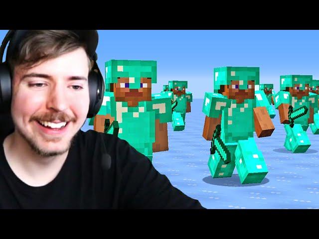 I Got Hunted By 100 Players in Minecraft!