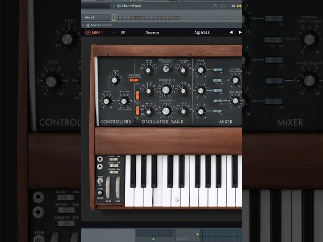 ЗВУК КИБЕРПАНКА • Arturia Mini v3 (Short) #Shorts #vladneverov #cyberpunk