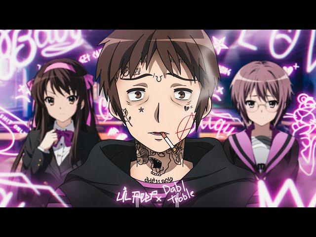 LiL PEEP - HIGH SCHOOL (Dabl Trouble Remix) [Lyrics x AMV]