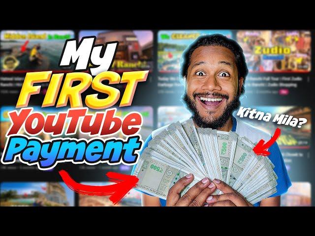 My FIRST YOUTUBE PAYMENT | My YouTube Journey | Youtube Income