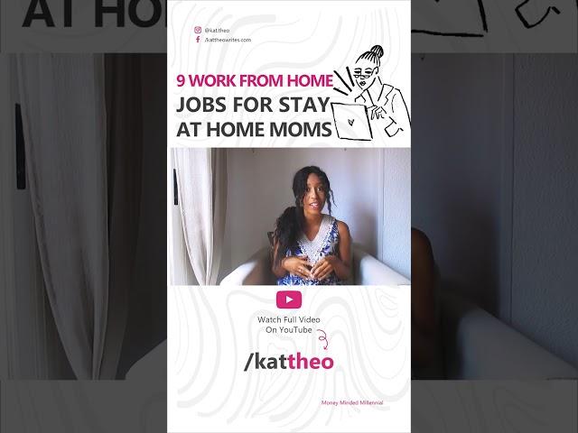 #shorts  9 Work From Home jobs For Stay At Home Moms | Part 2