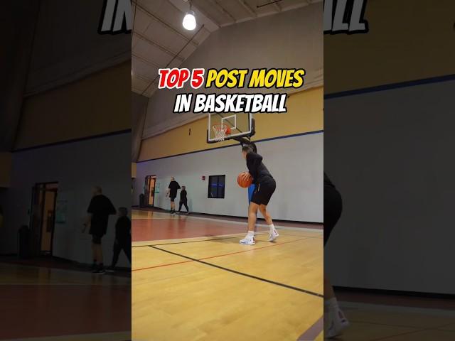 TOP 5 POST MOVES IN BASKETBALL #basketballtraining