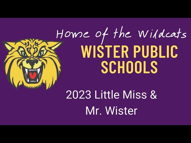 Little Miss & Mr Wister 2024