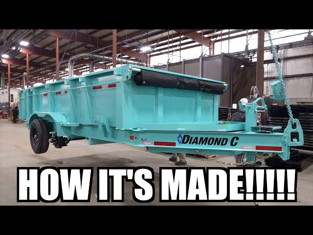 INSIDE DIAMOND C TRAILERS!!!!! HOW IT'S MADE/INSANE FULL TOUR!!!