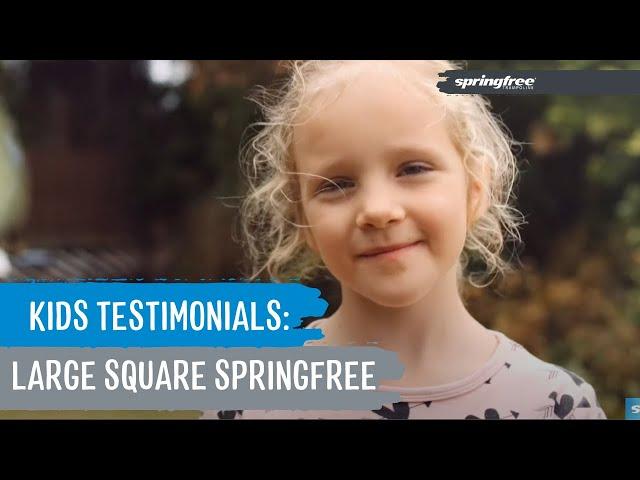 Kids review our Large Square Springfree! | Customer Testimonials