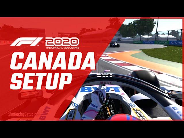 F1 2020 Canada Car Setup - Good Race/Career Mode Setup