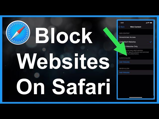 How To Block Websites On Safari iPhone