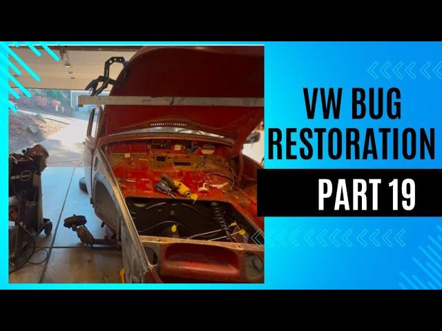 1968 VW Beetle Restoration: Welding, Sanding & a Surprise Rust find. Part 19