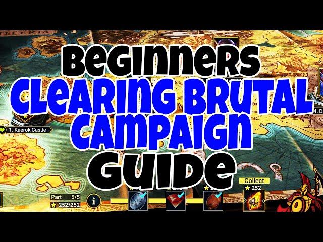 Beginners 3* Brutal Campaign Guide | Kael Gear and Mastery Guide for Campaign | Raid Shadow Legends