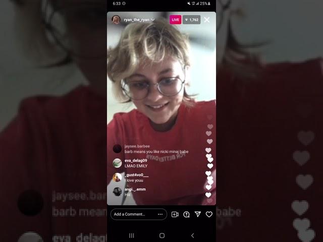 Ryan Simpkins instagram live (08/24/21)