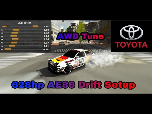 628hp AE86 Drift Setup