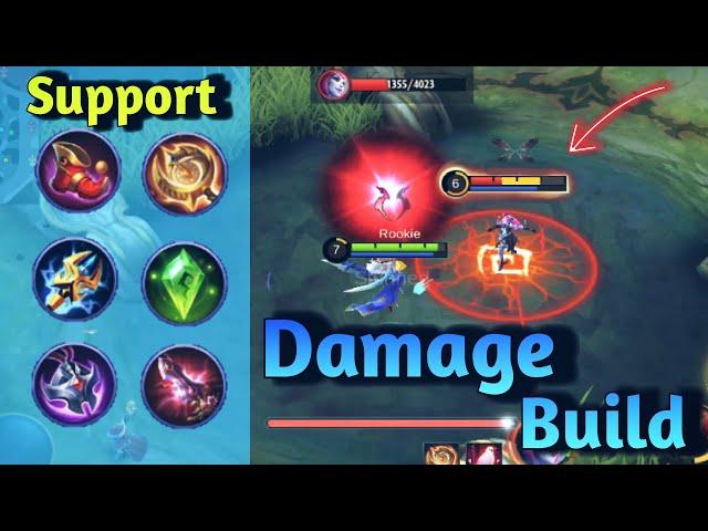 SUPPORT DAMAGE BUILD | Pharsa Best Build and Emblem 2021 | Pharsa Gameplay 2021