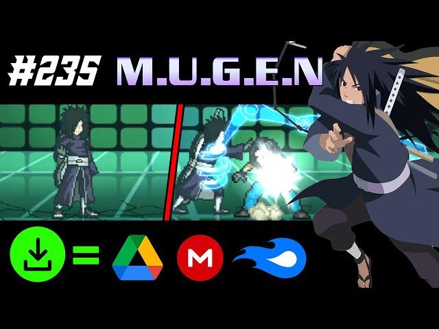 MADARA (Uchiha Vs Senju Arc Outfit) JUS CHAR SHOWCASE + DOWNLOAD | Mugen Showcase #235