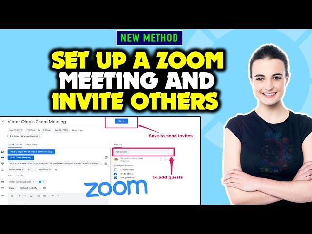 How to set up a zoom meeting and invite others 2025