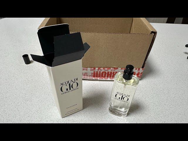 Нарвался на фейк от Giorgio Armani Aqua di Gio eau de parfum  на Яндекс Маркет