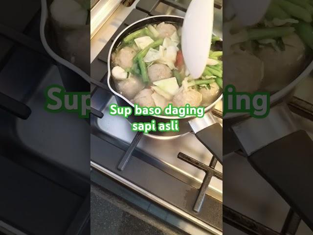 Sup baso sapi asli #baso #food #cooking