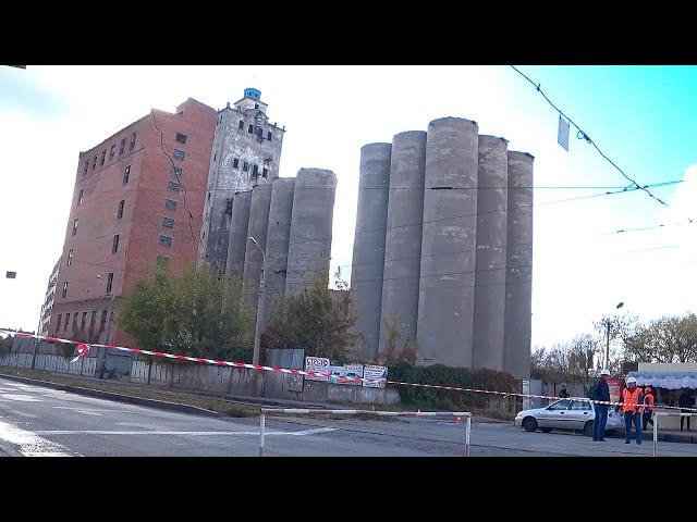 Grain Elevator Explosion in Ukraine