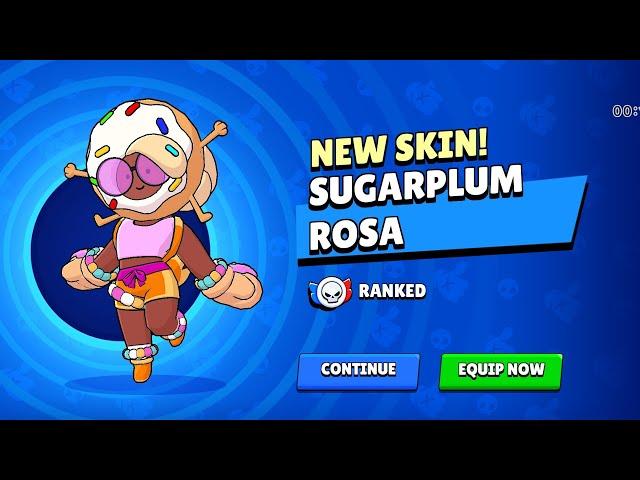 *New* Sugarplum Rosa skin in Brawl Stars! 