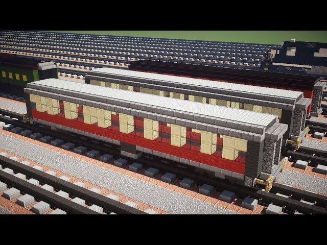 Minecraft British Railways Mark 1 Railway Carriage Tutorial