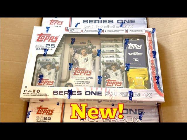 NEW RELEASE!  2025 TOPPS SERIES 1 SUPER BOXES!