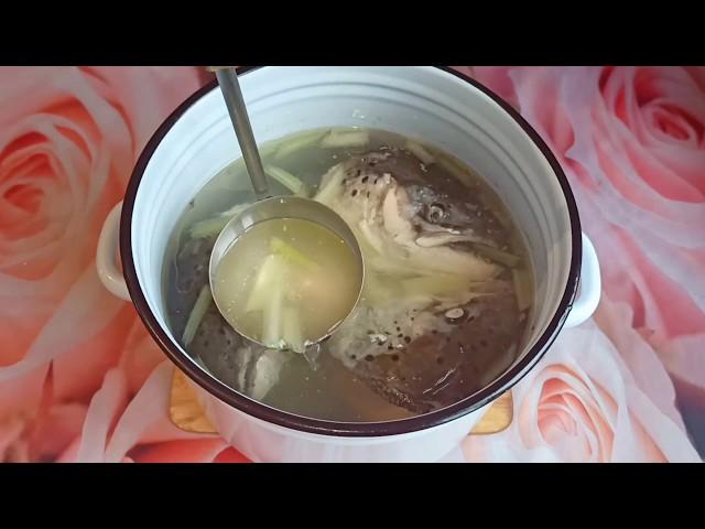 Бульон из рыбьих голов/Fish head broth