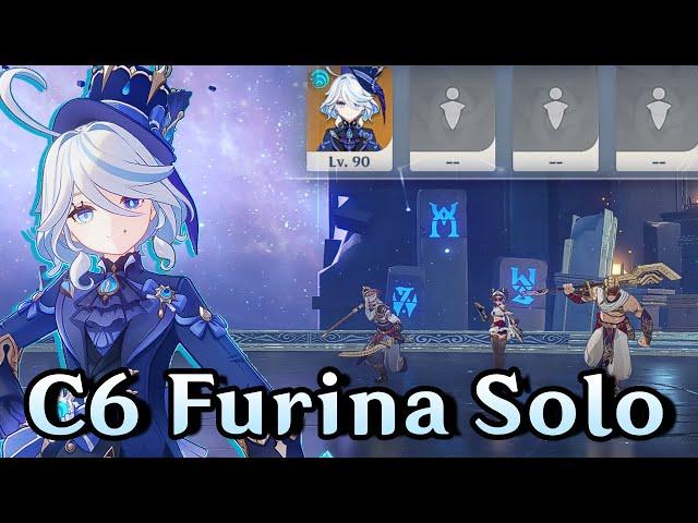 How to solo 5.4 Spiral Abyss with C6 Furina